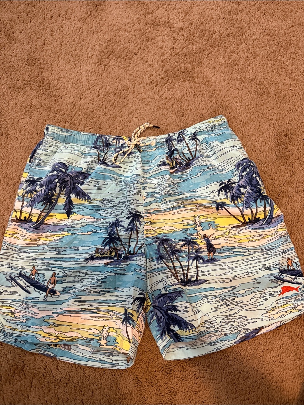 Tommy Bahama size large swim trunks